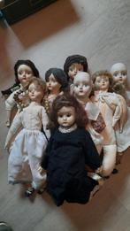 8 Porseleinen antieke poppen, Ophalen, Gebruikt, Pop