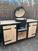 BBQ keuken, buitenkeuken kamado., Ophalen, Maatwerk, Houtskool, Zo goed als nieuw