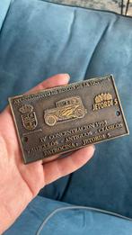 Spaanse auto show plaat of schild, Verzamelen, Merken en Reclamevoorwerpen, Ophalen of Verzenden, Zo goed als nieuw, Reclamebord