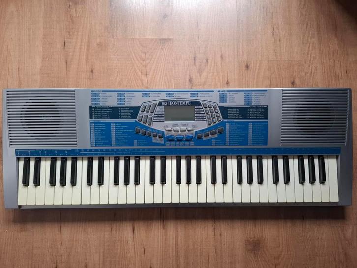 Bontempi PM-695 Keyboard met Adapter en Lesboeken, Muziek en Instrumenten, Keyboards, Gebruikt, 61 toetsen, Overige merken, Ophalen