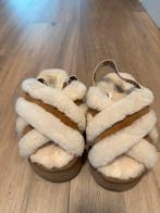 UGG dames winterpantoffels met bont, bruin, maat 36, nieuw, Ophalen of Verzenden, Zo goed als nieuw, Bruin, Pantoffels of Sloffen