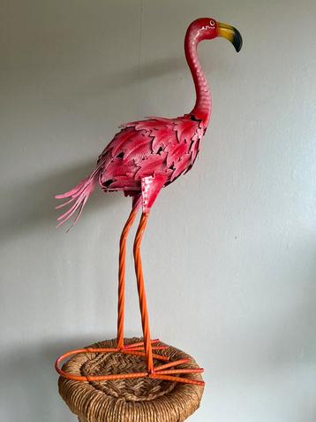 Grote Metalen Flamingo 🦩Tuinornament Junglebeest beschikbaar voor biedingen