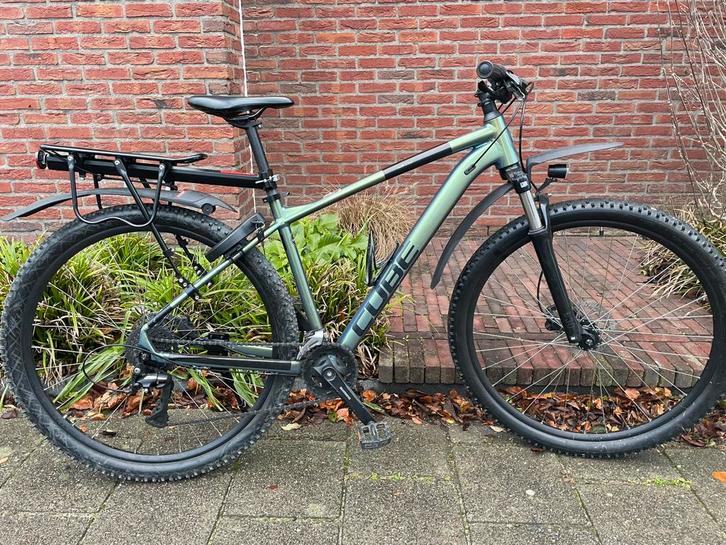 CUBE AIM PRO izgs special green 16versnellingen schijfremmen, Fietsen en Brommers, Fietsen | Mountainbikes en ATB, Zo goed als nieuw