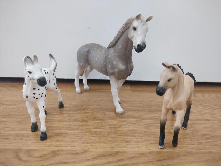 Schleigh set van 3 paarden, Verzamelen, Speelgoed, Zo goed als nieuw, Ophalen