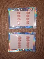 Press on nails france tip met rood strikje, Ophalen of Verzenden
