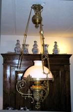 Sfeervolle antieke messing hanglamp, Ophalen