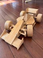 Houten Racewagen - Vintage Speelgoed, Antiek en Kunst, Ophalen of Verzenden