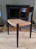 4 Niels Otto Møller stoelen model 75, Ophalen, Rechthoekig