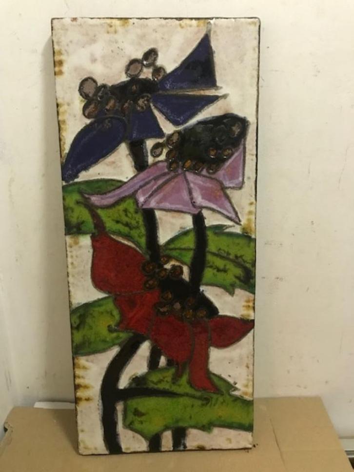 Ruscha Keramiek tegel/wanddecoratie, Huis en Inrichting, Woonaccessoires | Wanddecoraties, Ophalen