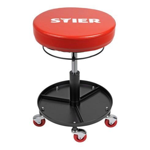 Werkplaatskruk met Gereedschapsbak - Rood, Auto diversen, Autogereedschap, Nieuw, Ophalen