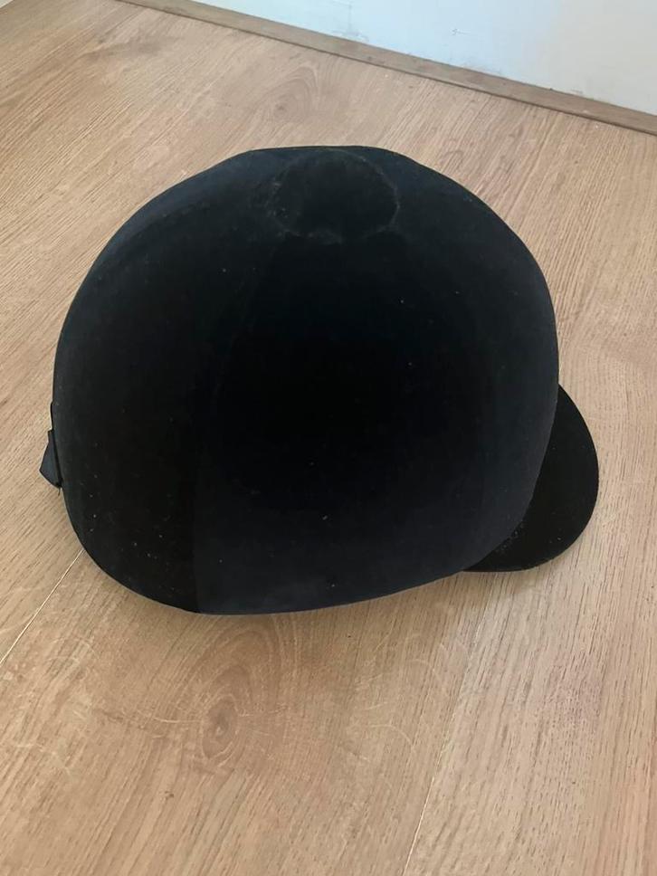 Paardrij cap, zwart, Dieren en Toebehoren, Paardrijkleding, Zo goed als nieuw, Schoeisel, Dressuur, Ophalen of Verzenden