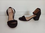 Zwarte suède sandalen merk Even & Odd, maat 39, Kleding | Dames, Schoenen, Ophalen of Verzenden, Zo goed als nieuw, Zwart, Sandalen of Muiltjes