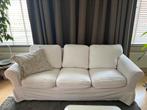 Ikea Ektorp 3zits bank (wit/zand) / GERESERVEERD, Huis en Inrichting, Banken | Bankstellen, Ophalen, Zo goed als nieuw, 75 tot 100 cm