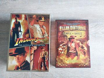 Dvd indiana Jones the complete collection + allan Quatermain beschikbaar voor biedingen