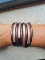 Biba armband leder rosé 4 euro nieuw, Sieraden, Tassen en Uiterlijk, Armbanden, Ophalen of Verzenden, Nieuw, Bruin, Leer