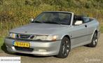 Saab 9-3 Cabrio 2.0 Turbo Aero Aut 2003 keurig onderhouden, Auto's, Saab, 1300 kg, 4 stoelen, Leder, Grijs