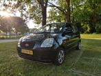 Kia Picanto 1.0 2007 Zwart APK/, Auto's, Kia, Voorwielaandrijving, Stof, Metallic lak, 4 cilinders