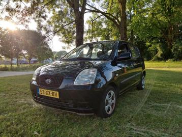 Kia Picanto 1.0 2007 Zwart APK/  beschikbaar voor biedingen