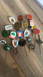 18 speldjes steden landen deltawerkem, Verzamelen, Speldjes, Pins en Buttons, Ophalen of Verzenden, Gebruikt, Stad of Land, Speldje of Pin