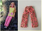 Barbie vintage Skipper Floral Pants Bottoms-1971, Ophalen of Verzenden, Gebruikt, Kleertjes