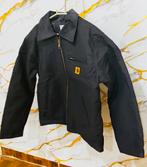 Carhartt Reworked Droit Jacket, Maat 52/54 (L), Zwart, Carhartt, Ophalen of Verzenden