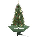 Sneeuwende kerstboom met parapluvoet sneeuw kerstboom, Ophalen of Verzenden, Zo goed als nieuw, Nvt, Nvt