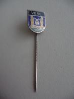 oud emaille speldje - WAPEN van VERE - (VEERE), Verzamelen, Speldjes, Pins en Buttons, Ophalen of Verzenden, Stad of Land, Speldje of Pin