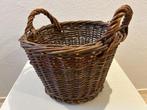 Rotan mand -stevig Riet-met handvaten nieuw 23062025, Ophalen, Minder dan 30 cm, Minder dan 60 cm, Rond