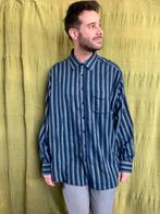 Blauw overhemd/shirt - Bexleys - gestreept - 2XL - 45/46, Blauw, Vintage, Ophalen of Verzenden, Overige halswijdtes