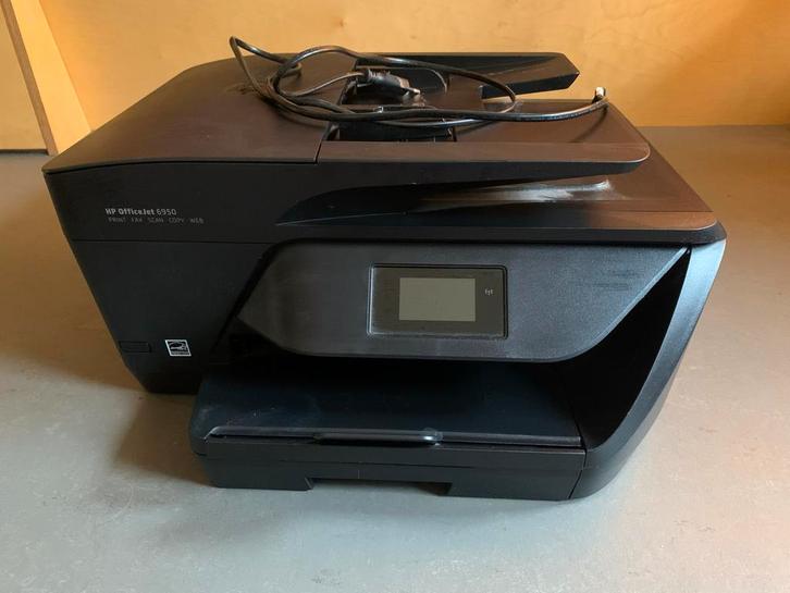 HP OfficeJet 6950 All-in-One Printer, Computers en Software, Printers, Gebruikt, All-in-one, Inkjetprinter, Faxen, Draadloos, Ophalen