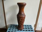 Houten vaas, Ophalen, Gebruikt, Overige materialen, Minder dan 50 cm