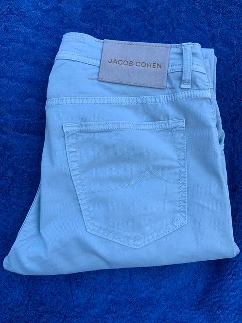 Jacob Cohen Nick Slim 35, lichtblauw., Kleding | Heren, Broeken en Pantalons, Zo goed als nieuw, Overige maten, Overige kleuren