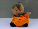 3 poppetjes met fruit hoofdjes, Verzamelen, Poppen, Ophalen of Verzenden, Gebruikt, Overige typen