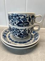 2 x Kop en schotel, Verzenden, Zo goed als nieuw, Overige stijlen, Kop(pen) en/of Schotel(s)