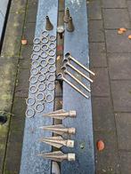 Massief Koper Gordijnroede Compleet, Huis en Inrichting, Stoffering | Gordijnen en Lamellen, Ophalen of Verzenden