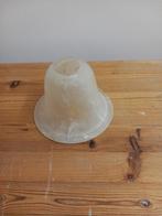 melkglazen lampenkapjes, Gebruikt, Wit, Rond, Ophalen of Verzenden