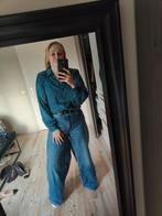 Blouse groen petrol blauw M S dames cotton club, Ophalen of Verzenden, Zo goed als nieuw