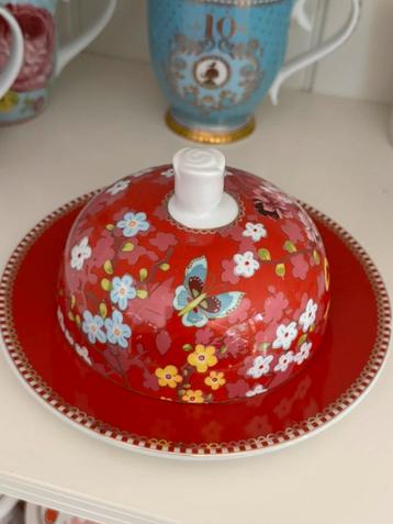 Pip Studio servies Chinese Rose rood botervloot Kerst beschikbaar voor biedingen