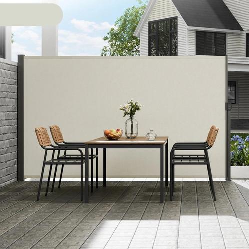 Luifelzonwering-uitschuifbare zijluifel - 160X300cm-Beige, Hobby en Vrije tijd, Overige Hobby en Vrije tijd, Nieuw, Verzenden