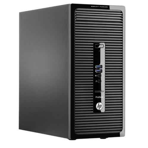 HP ProDesk 400 G2 Microtower, Computers en Software, Desktop Pc's, Gebruikt, 3 tot 4 Ghz, HDD, SSD, 8 GB, Ophalen