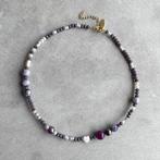 Paarse Kralen Ketting Dames Purple Sue, Overige materialen, Verstelbaar, Verzenden, Paars
