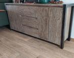 SET Dressoir plus tv meubel stoer met metalen details, Huis en Inrichting, Kasten | Dressoirs, Ophalen, Zo goed als nieuw, 25 tot 50 cm