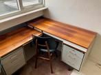 Vintage Gispen Bureau, Huis en Inrichting, Bureaus, Ophalen, Gebruikt, Bureau