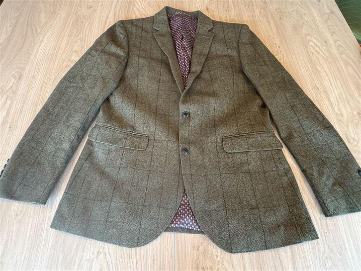 john lewis tweed colbert - slim fit, visgraat, maat 40r, Kleding | Heren, Jassen | Zomer, Zo goed als nieuw, Maat 52/54 (L), Ophalen of Verzenden