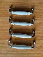IKEA 14x handgreep ecru/verchroomd 141mm (klingstorp), Minder dan 50 cm, Ophalen of Verzenden, Zo goed als nieuw, Minder dan 25 cm