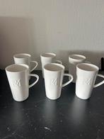 Riviera maison monogram Tea mug 6x NIEUW, Glas of Glazen, Ophalen of Verzenden, Zo goed als nieuw, Overige stijlen
