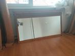 Dressoir Spiegel hout - 89x155 cm, Ophalen, Rechthoekig, Minder dan 100 cm