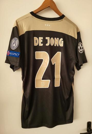 Nieuw Adidas Ajax shirt UCL 18/19 de Jong 21 maat large beschikbaar voor biedingen