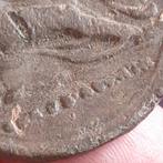 Bodemvondst Friesland: Bronzen Griekse Munt of Penning, Verzenden, Brons