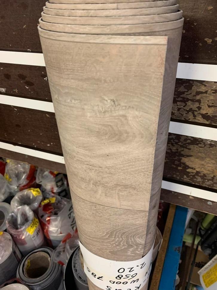 Vinyl Restant Beige - Zware Kwaliteit, Huis en Inrichting, Stoffering | Vloerbedekking, Nieuw, Vinyl, Beige, 25 tot 50 m², Ophalen of Verzenden